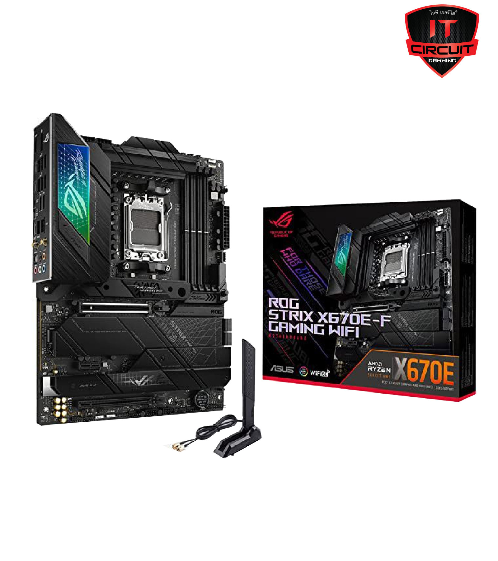MAINBOARD (เมนบอร์ด) (AM5) ASUS ROG STRIX X670E-F GAMING WIFI DDR5