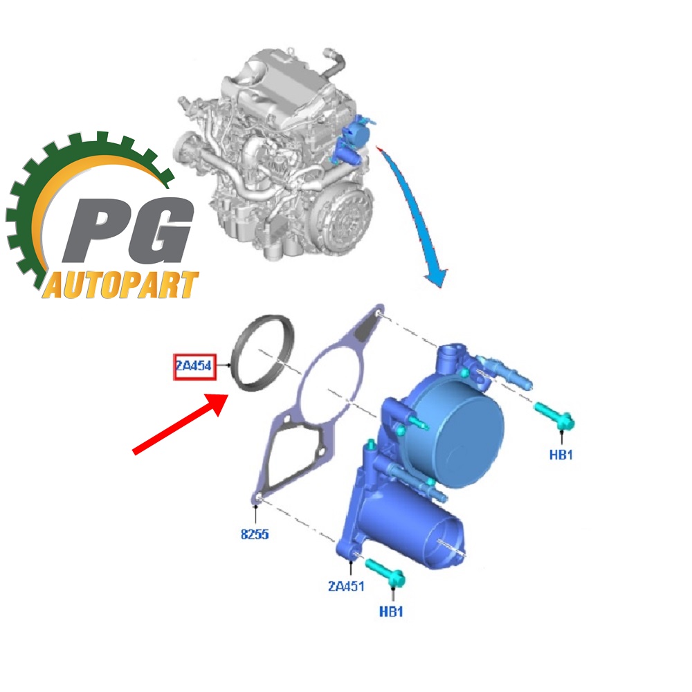 โอริงปั๊มสูญญากาศ FORD RANGER T6 2.2/3.2 ดีเซล ปี 2012-2014 (1ชิ้น) แท้ / รูปจริง
