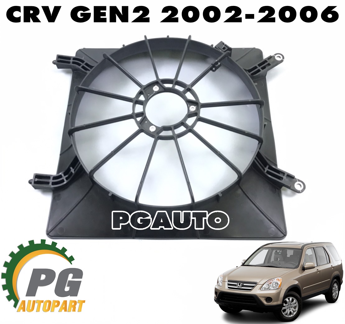 บังลมหม้อน้ำ HONDA CRV GEN 2 ปี 2002-2006 (1 ชิ้น) แท้ / รูปจริง