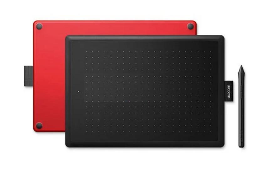 ONE BY WACOM PEN SMALL CTL-472 BLACK/RED