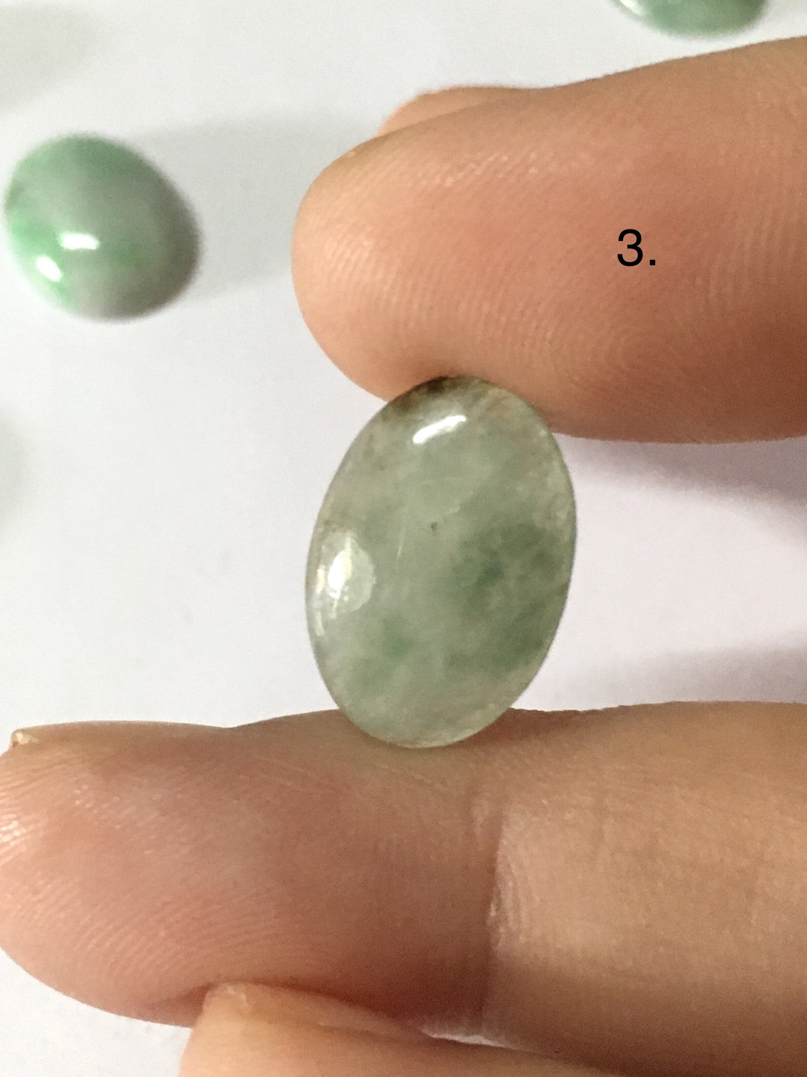 (เทๆ หยกแท้เม็ดใหญ่ 299 ทุกเม็ด) JADE หยกแท้ ธรรมชาติ คละสี คละไซส์ เหมาล็อตทำสร้อยข้อมือ สร้อยคอ ได้ สวย คลาสสิคค่ะ