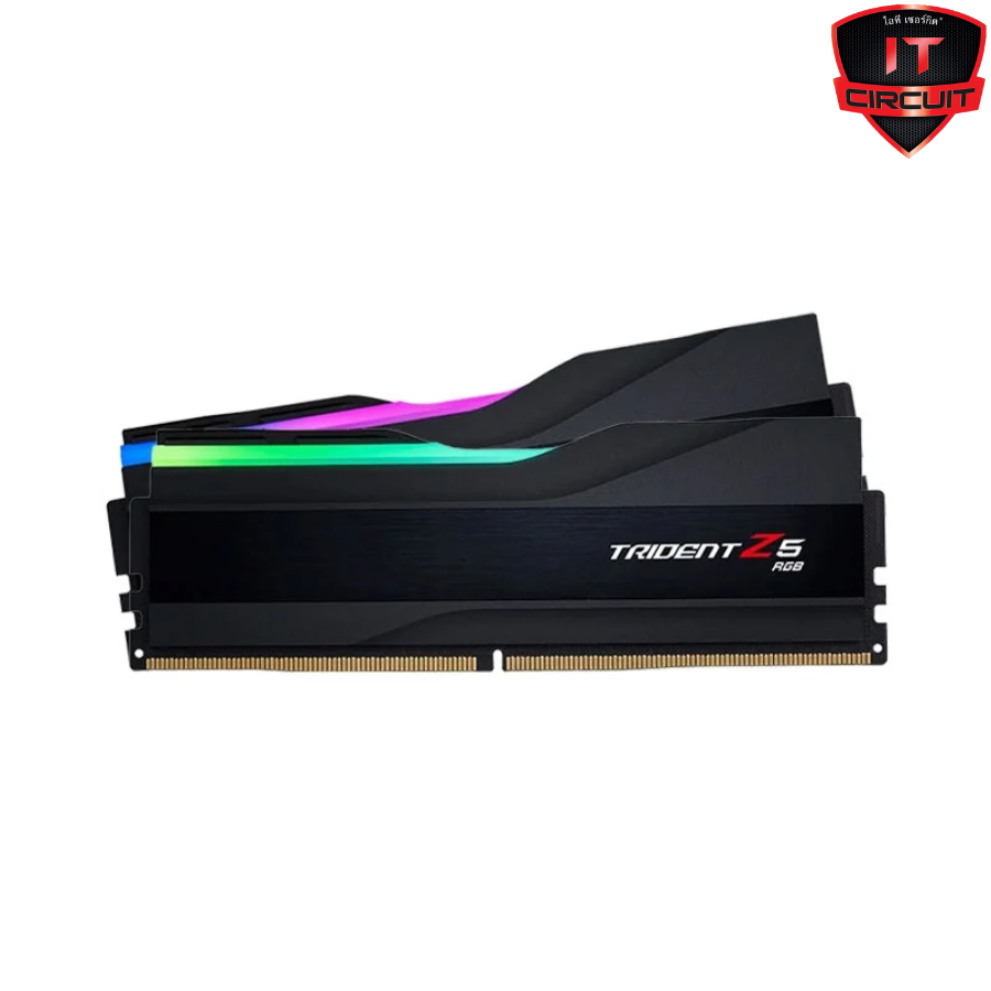 RAM (แรม) DDR5(6000) 128GB (64GBx2) G.SKILL OC TRIDENT Z5 RGB BLACK SN031025T10H