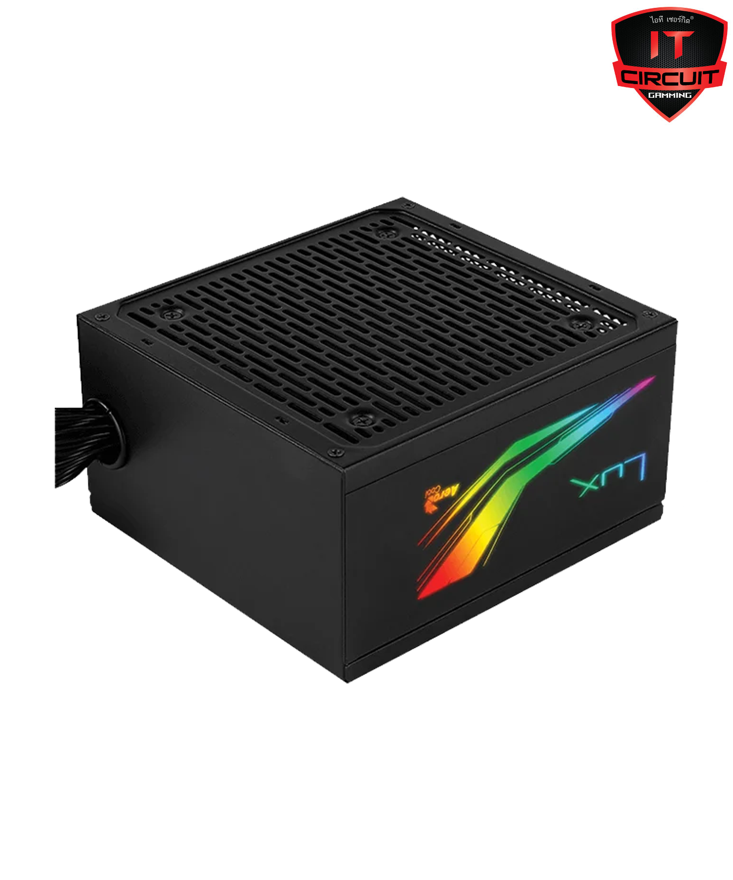 POWER SUPPLY (อุปกรณ์จ่ายไฟ) (80+ BRONZE) 750W AEROCOOL LUX RGB