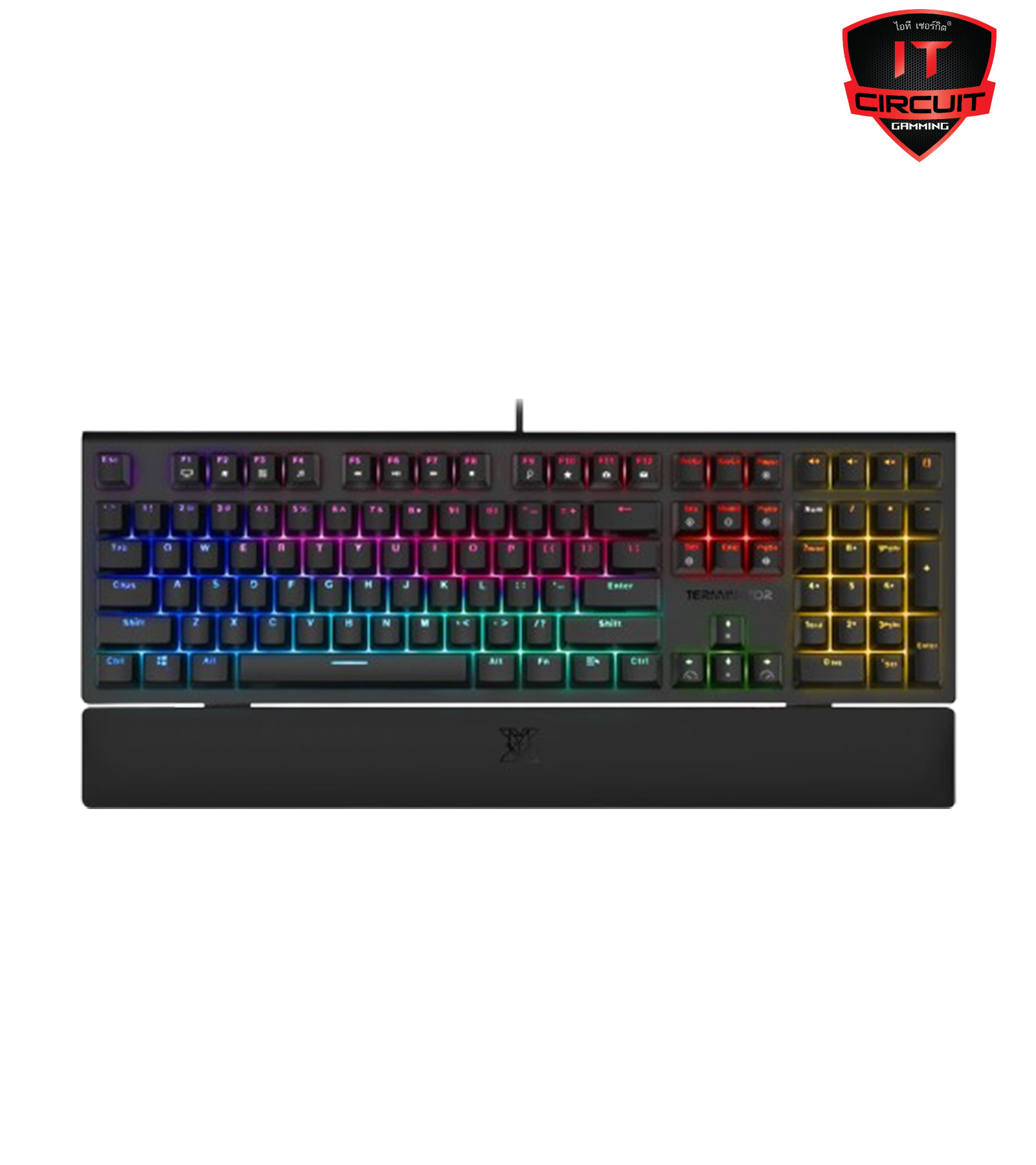 KEYBOARD (คีย์บอร์ด) NUBWO X30 TERMINATOR (OUTEMU RED SWITCH) (RGB LED) (EN/TH)