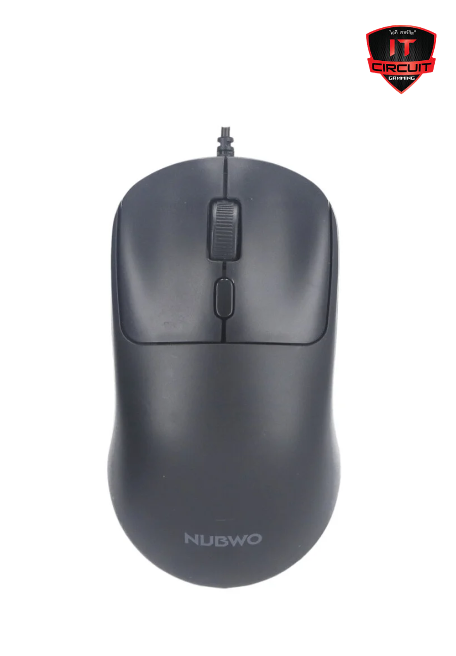 MOUSE (เมาส์) OPT NUBWO NM161 BLACK SN031025T100H