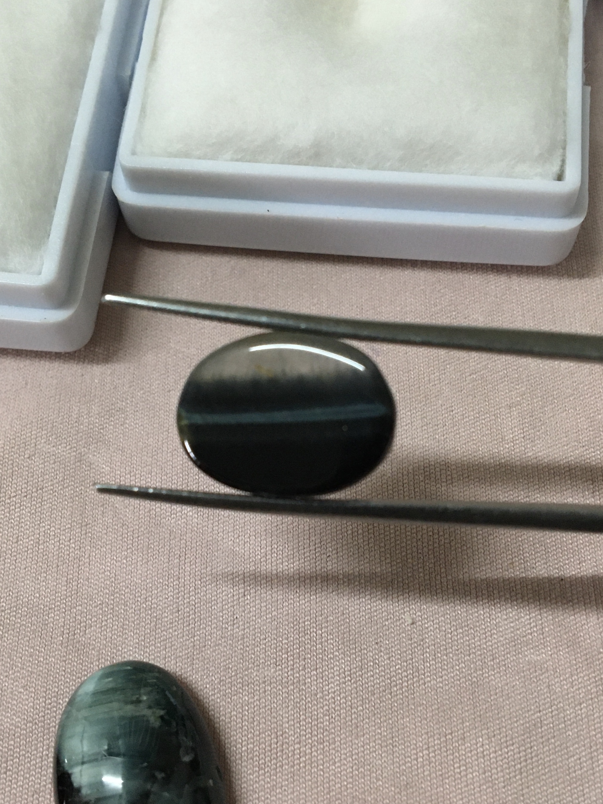 (เริ่มต้น 390)ไทเกอร์อาย หรือ พลอยตาแมว พลอยแท้ พลอยสวย ไม่พอใจยินดีคืนเงิน