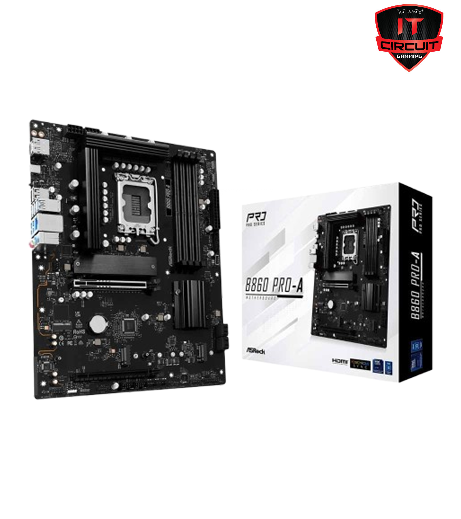 MAINBOARD (เมนบอร์ด) ASROCK B860 PRO-A - INTEL SOCKET 1851 DDR5 ATX