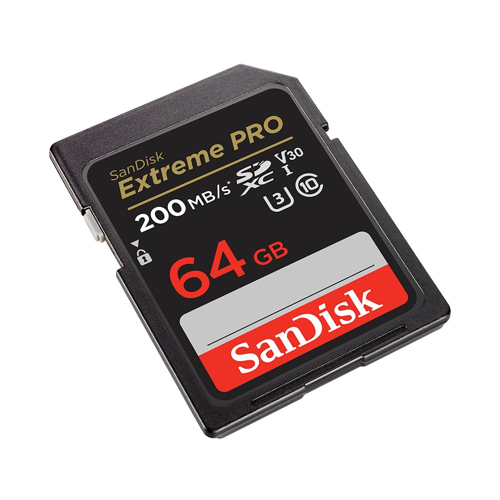 64GB SD Card SANDISK Extreme Pro SDSDXXU-064G-GN4IN (200MB/s.)