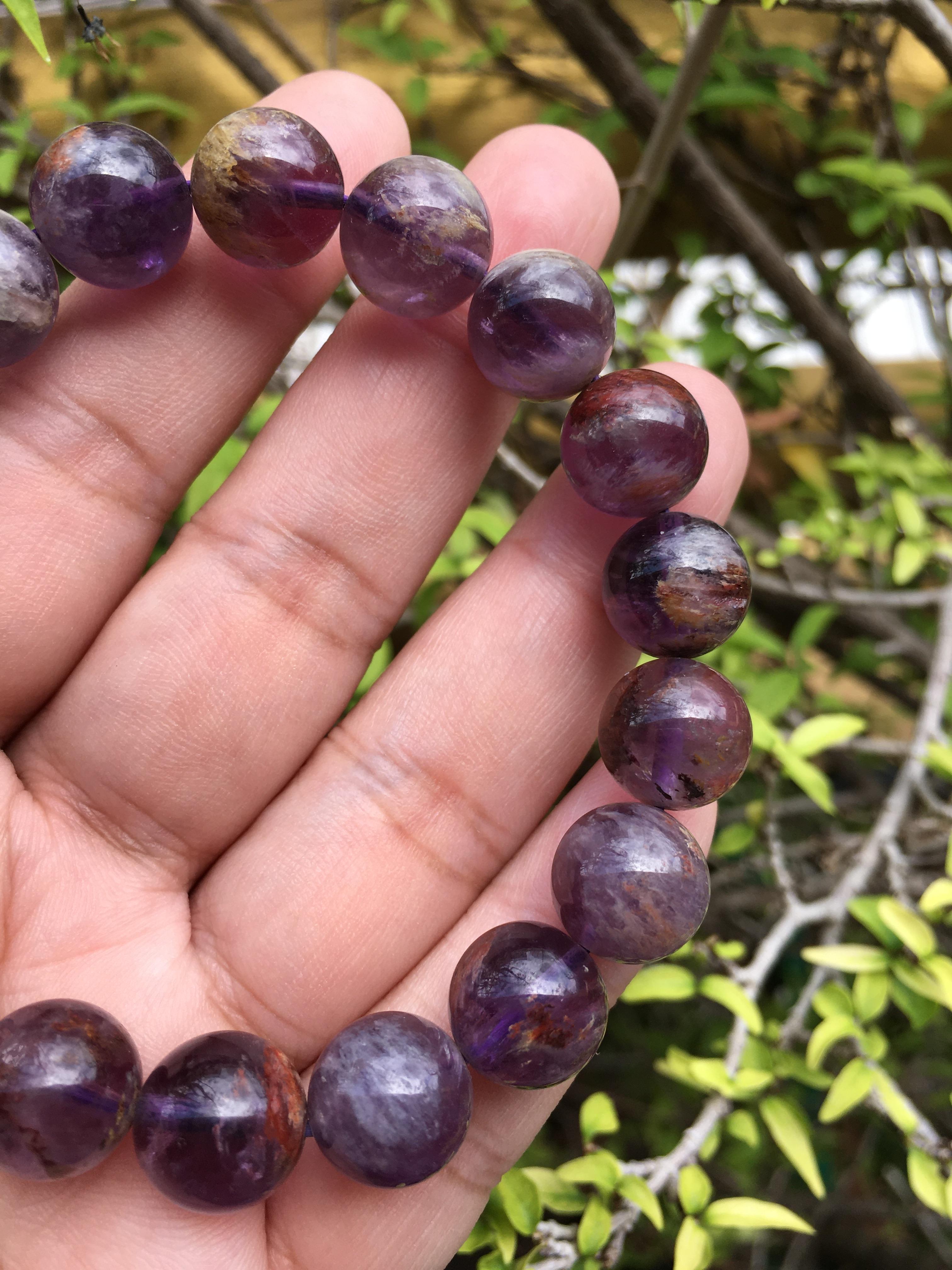 (สวยคุ้ม) ข้อมือหินนำโชค แก้วนางขวัญ 11.5 มม. สวยพรีเมี่ยม ค่ะ