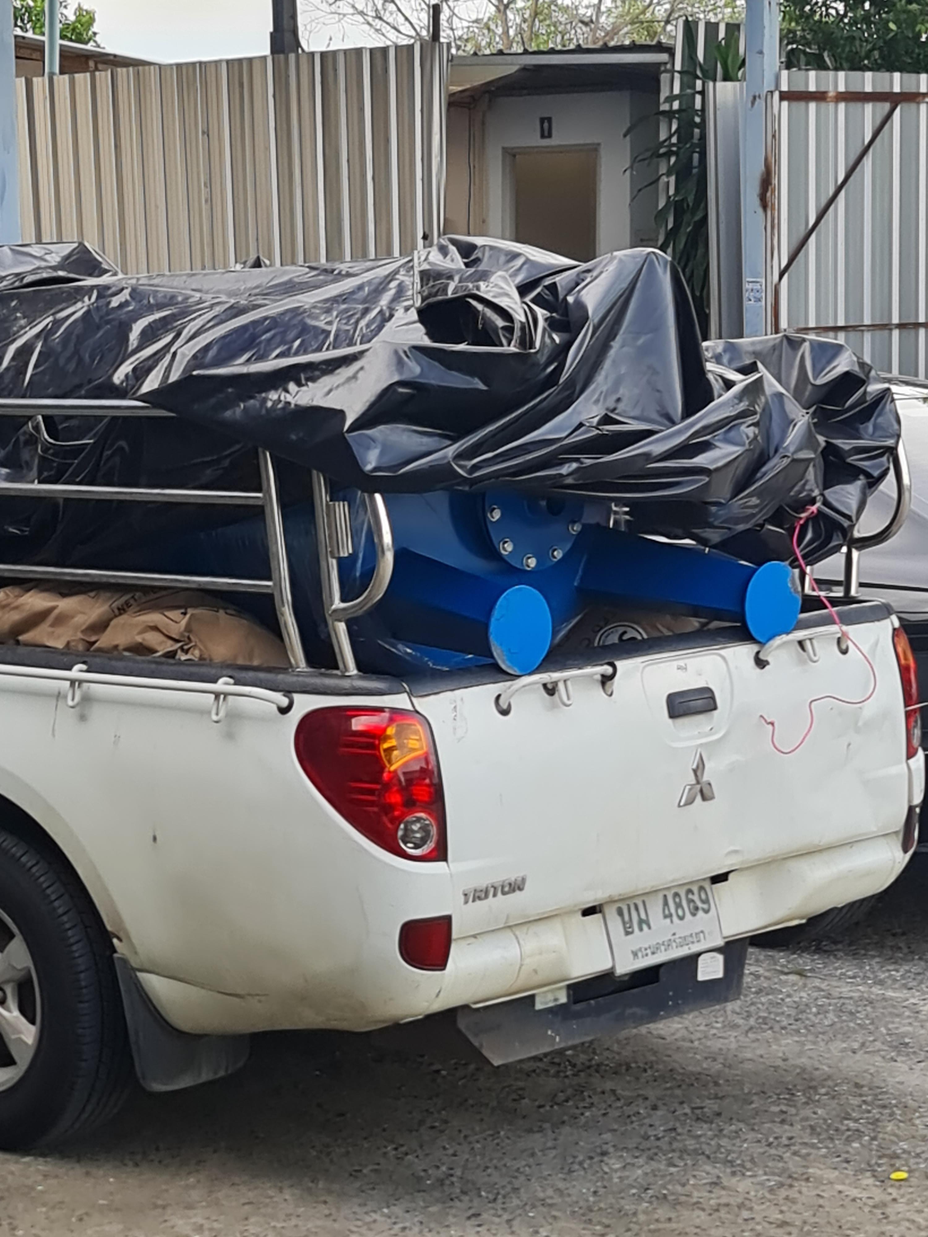 ถังกรองเหล็กขนาด 60นิ้วหนา4.5 มม.สูง150 ซม.