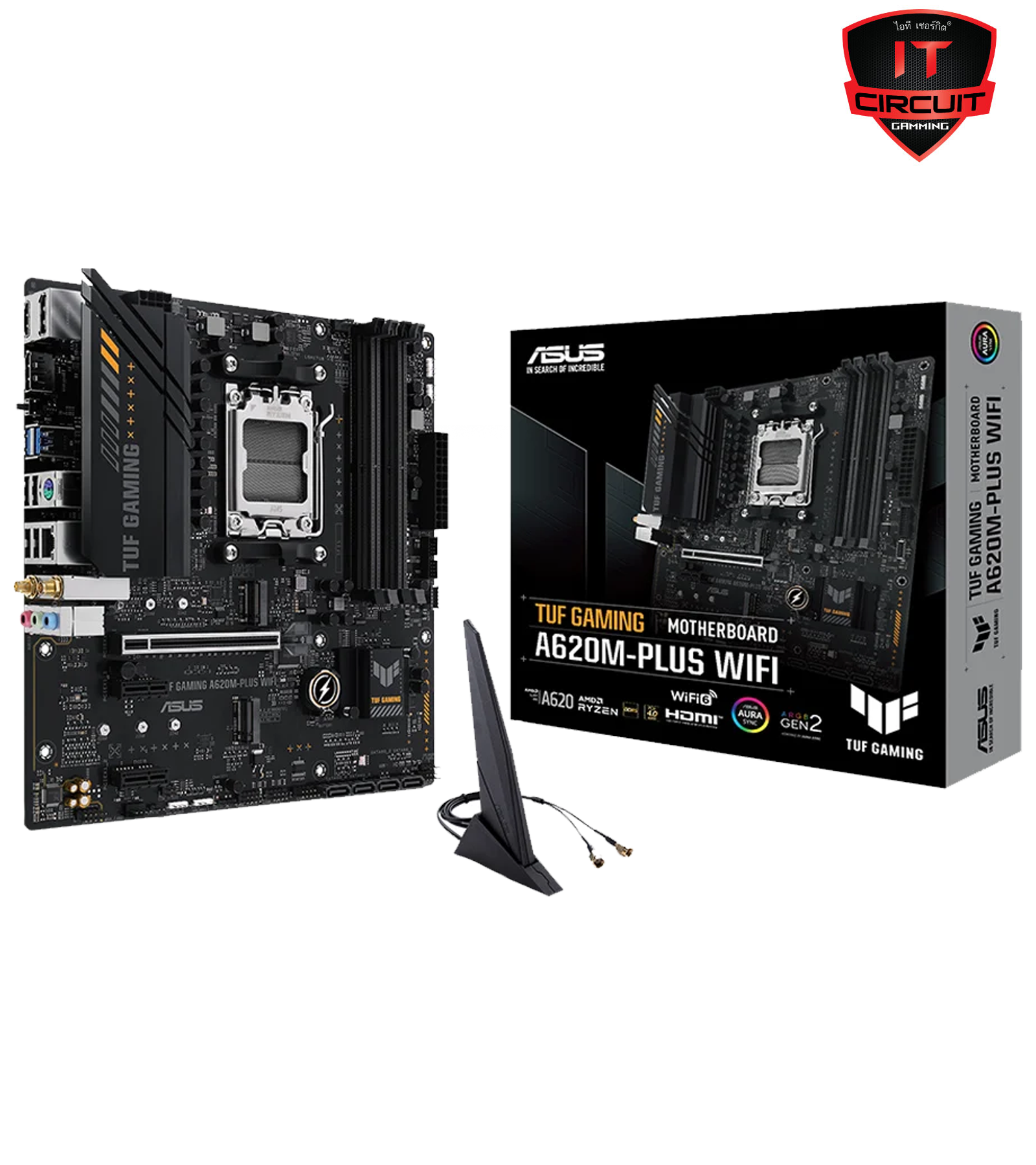 MAINBOARD (เมนบอร์ด) (AM5) ASUS TUF GAMING A620M PLUS DDR5
