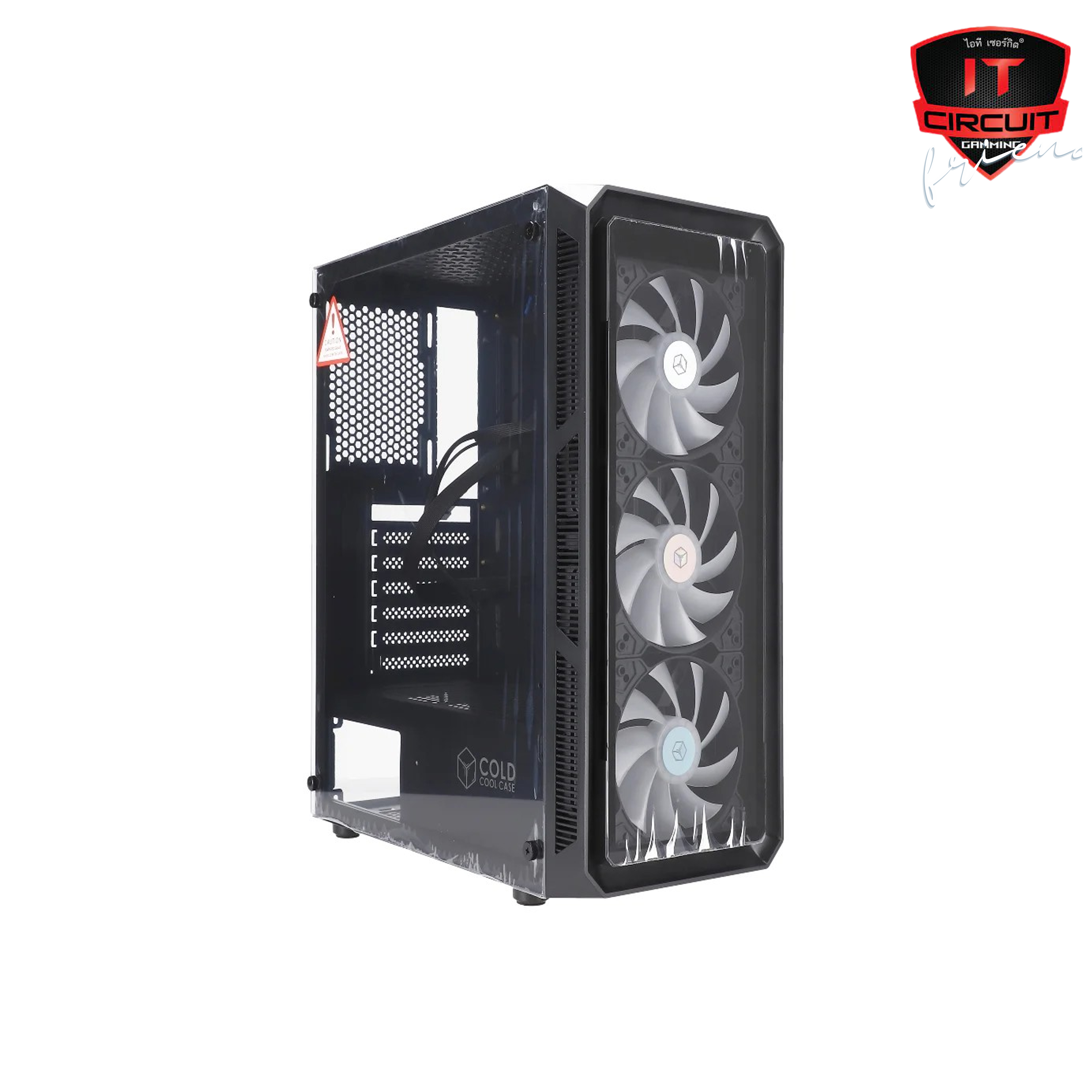 ATX CASE (เคส) (NP) COLD COOL CASE CE4 BLACK