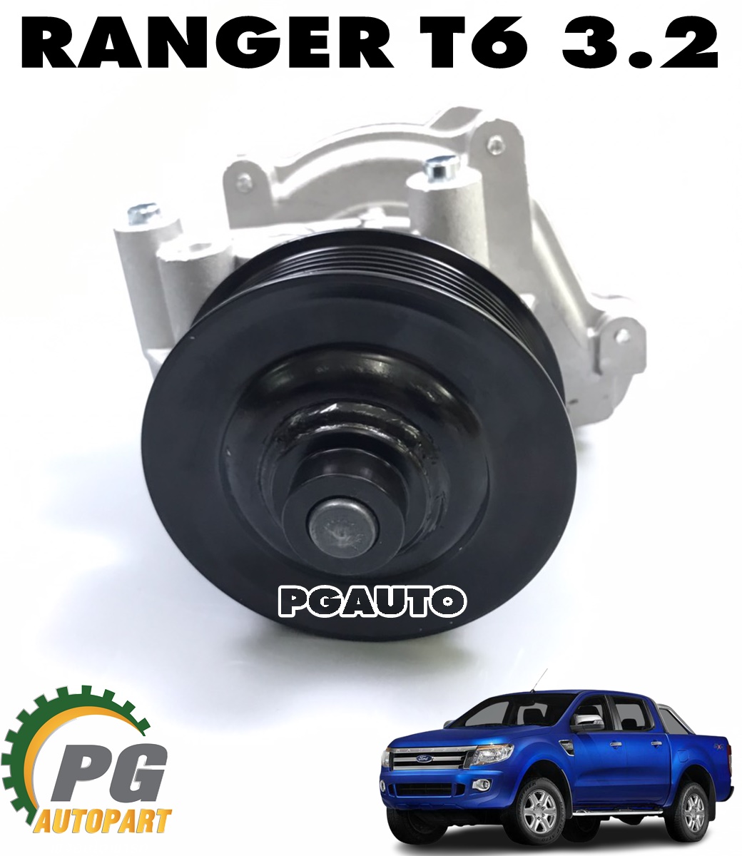 ปั๊มน้ำพร้อมมูเล่ย FORD RANGER T6 3.2 L ปี 2012 ขึ้นไป (1ชิ้น) GATES / รูปจริง
