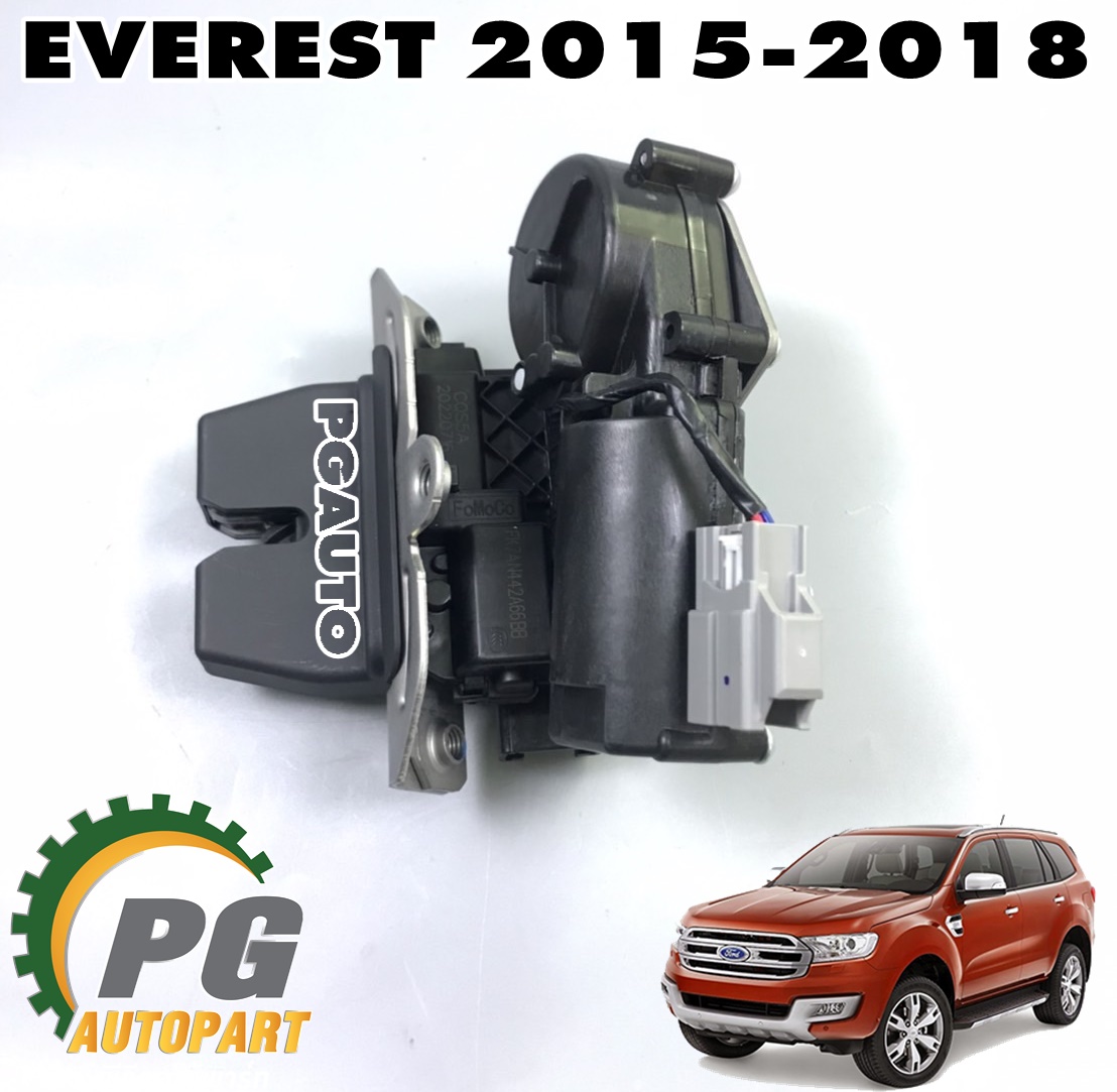 กลอนฝาท้าย(ฝาท้ายเปิด-ปิดไฟฟ้า) FORD EVEREST ปี 2015-2018 (1ชิ้น) แท้ / รูปจริง