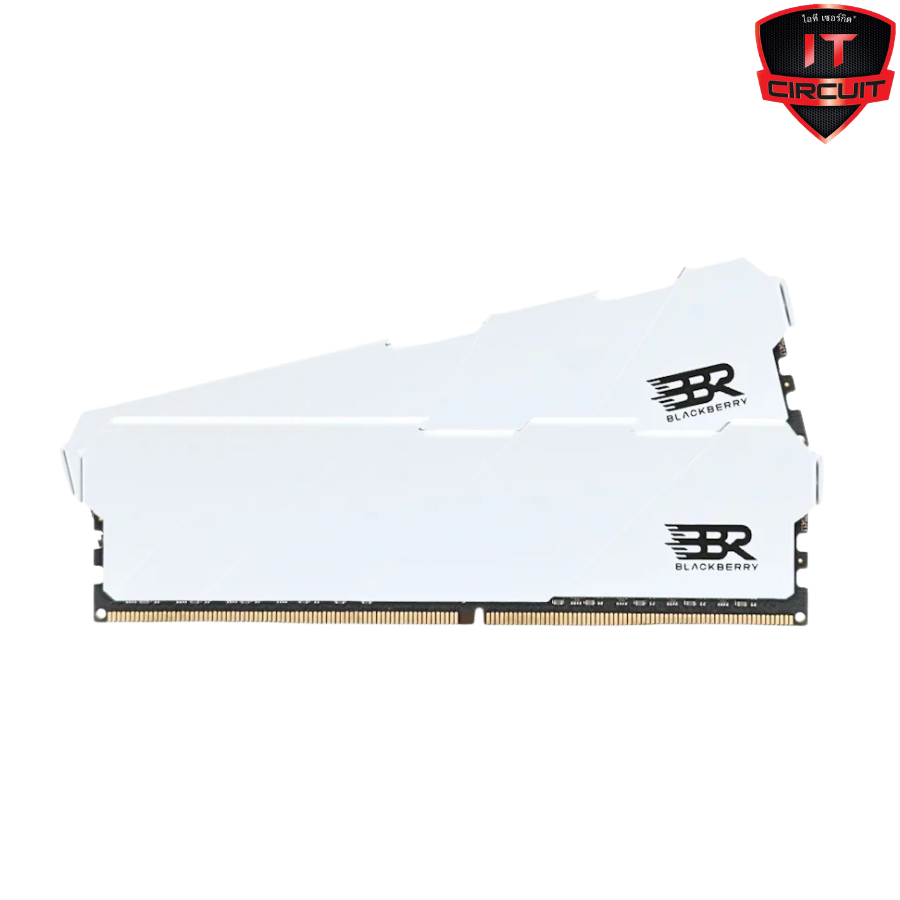 RAM (แรม) DDR4(3200) 32GB (16GBx2) BLACKBERRY 3200 PRO SERIES WHITE