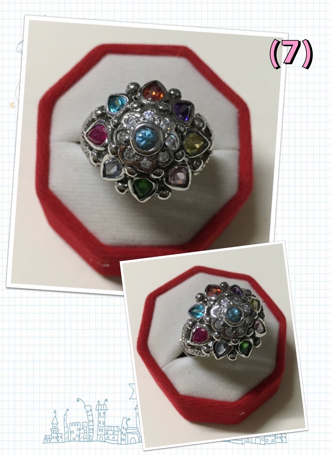 (ราคาเทๆเริ่มต้น590)แหวนเงินแท้ คละแบบ มีทั้งประดับพลอยแท้ เพชรCZ พลอยสังเคราะห์สวยหรู งานดีคุณภาพงาน จิวเวลรี่ราคาเบาหวิวจ้า