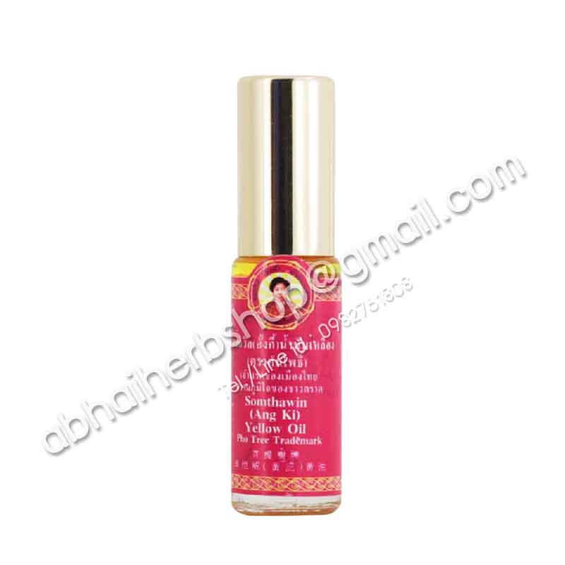 Yellow Oil Somthawin (Ang Ki) 4 cc. - Bodhi Tree Brand