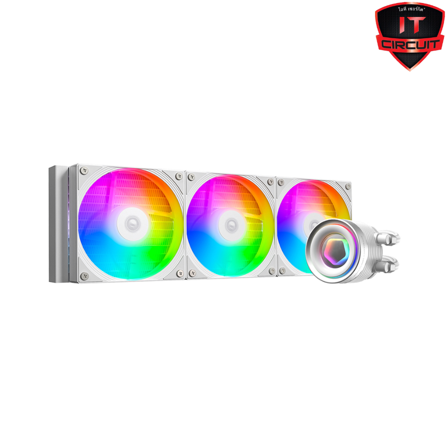 LIQUID COOLING (ชุดน้ำปิด) ID-COOLING FX 360 INF ARGB WHITE SN061025T100H