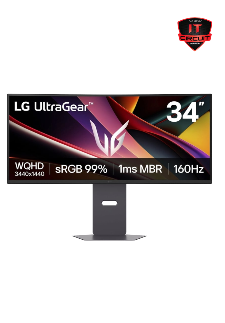 MONITOR (จอมอนิเตอร์) 34'' LG ULTRAGEAR 34G600A-B (VA ,HDMI, DP) CURVE 2K 160Hz SN151025B530Y