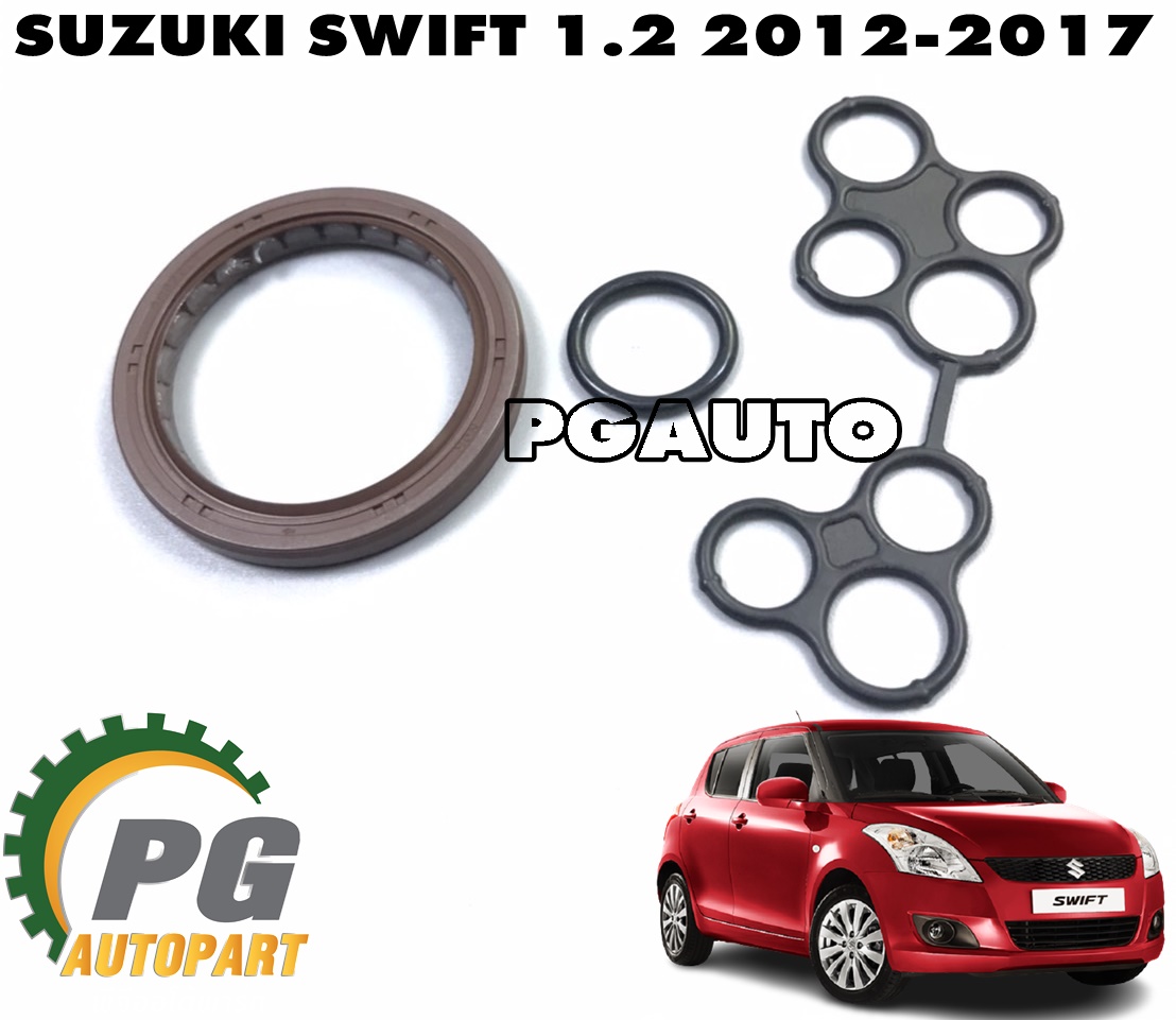 ชุดซีลปั๊มน้ำมันเครื่อง+หน้าเครื่อง SUZUKI SWIFT(AZF412) 1.2 L ปี 2012-2017(1 ชุด = 3 ชิ้น ) แท้ / รูปจริง