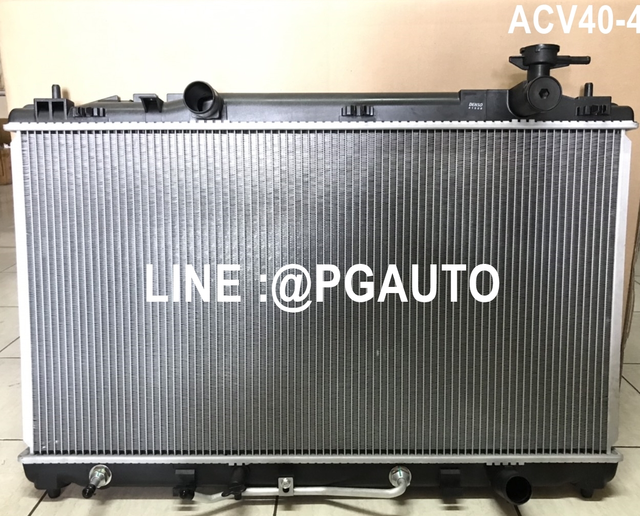 หม้อน้ำรถยนต์ โตโยต้าคัมรี่ TOYOTA CAMRY ACV 40-41 ปี 2007-2012 ยี่ห้อ DENSO (1 ชิ้น) (รับประกัน 3 เดือน)