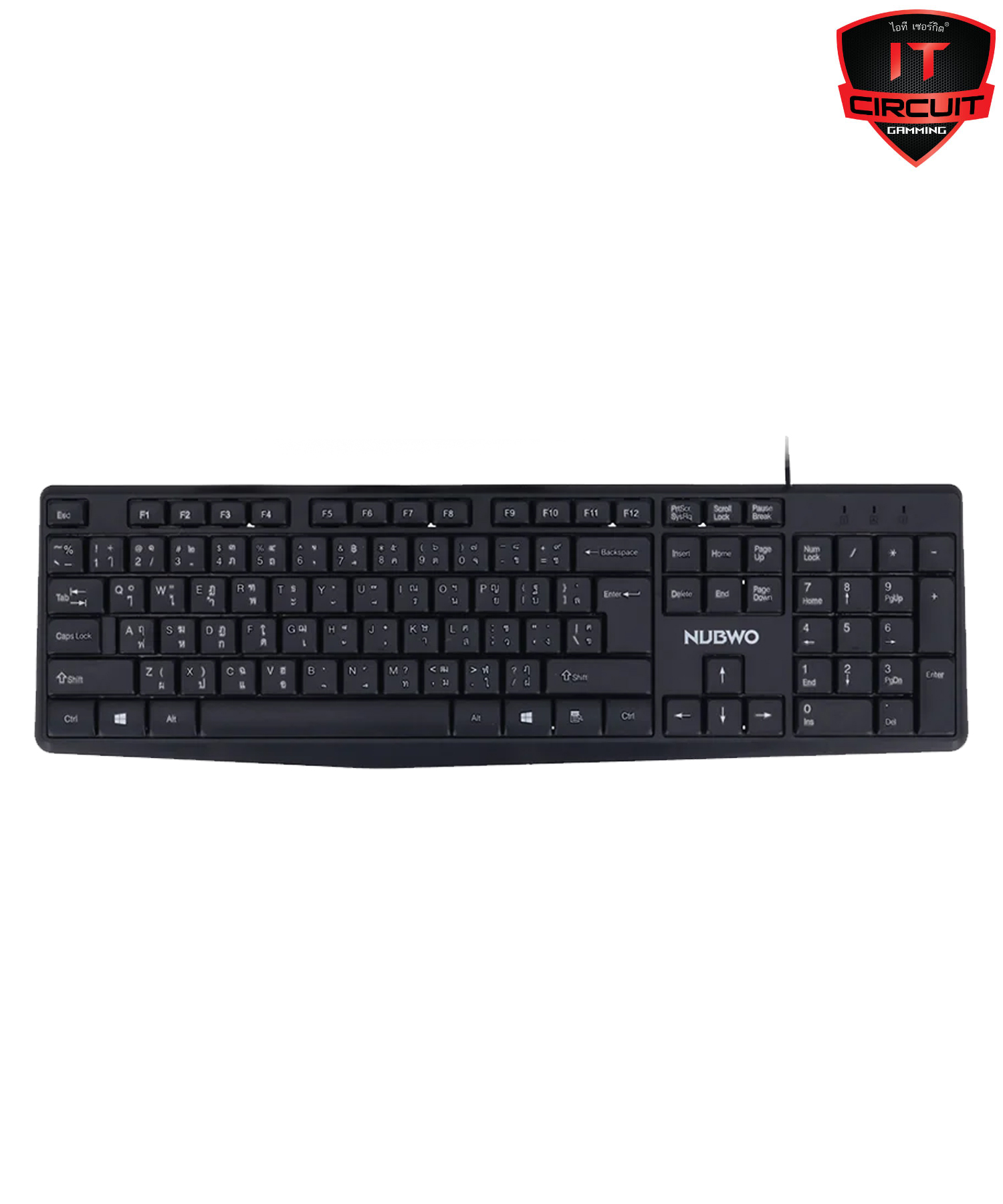 USB KEYBOARD NUBWO NK-039 BUSINESS BLACK