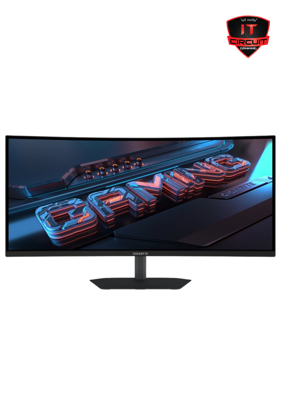 MONITOR (จอมอนิเตอร์) 34" GIGABYTE G34WQC2 (VA, HDMI, DP) CURVE 2K 200Hz SN2910251B220Y