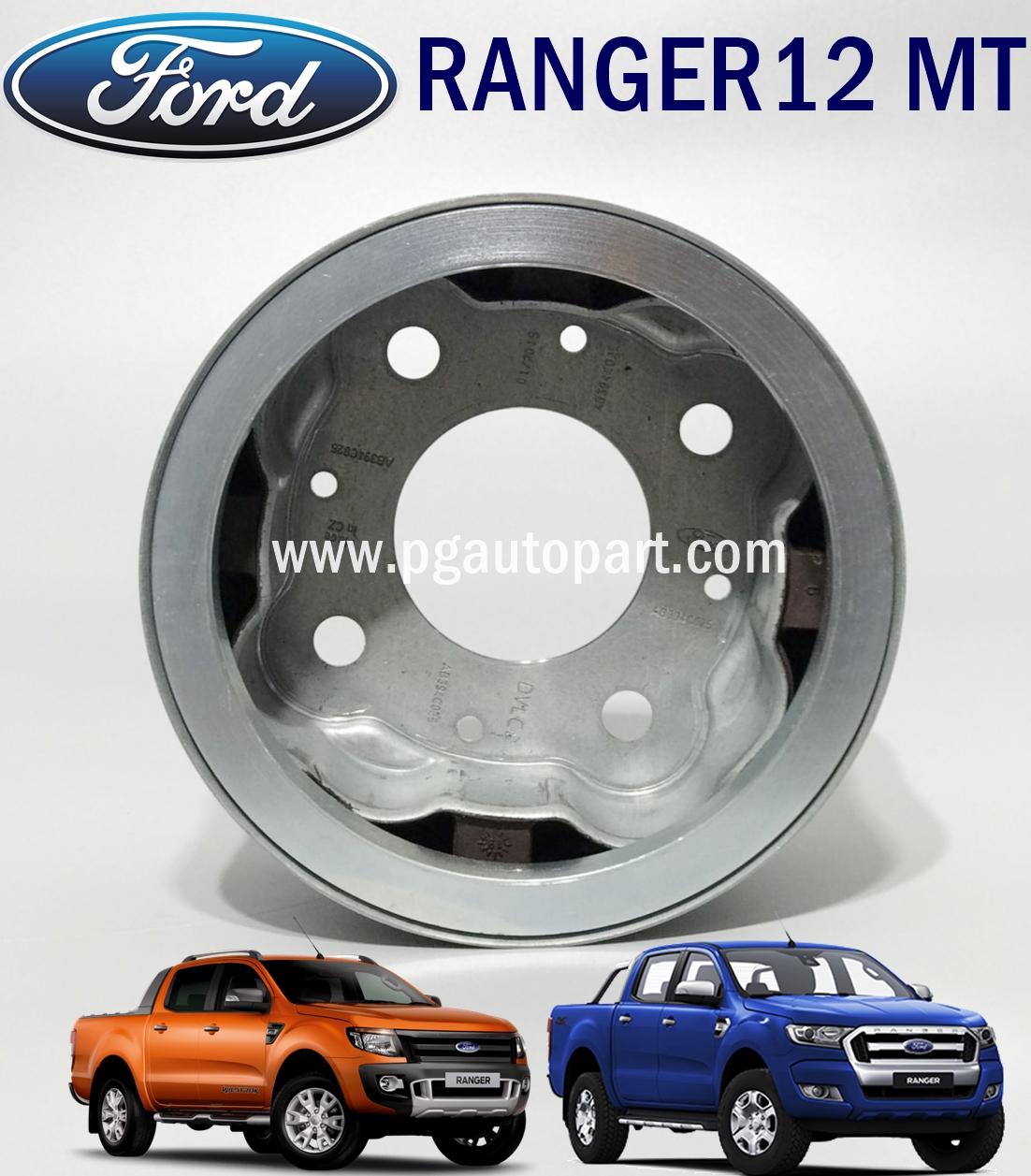 ตัวถ่วงเพลากลาง FORD RANGER T6 ปี 2012 ขึ้นไป เครื่อง 2.2 และ 3.2 L เกียร์ธรรมดา MT(1ตัว) แท้ศูนย์ / รูปจริง