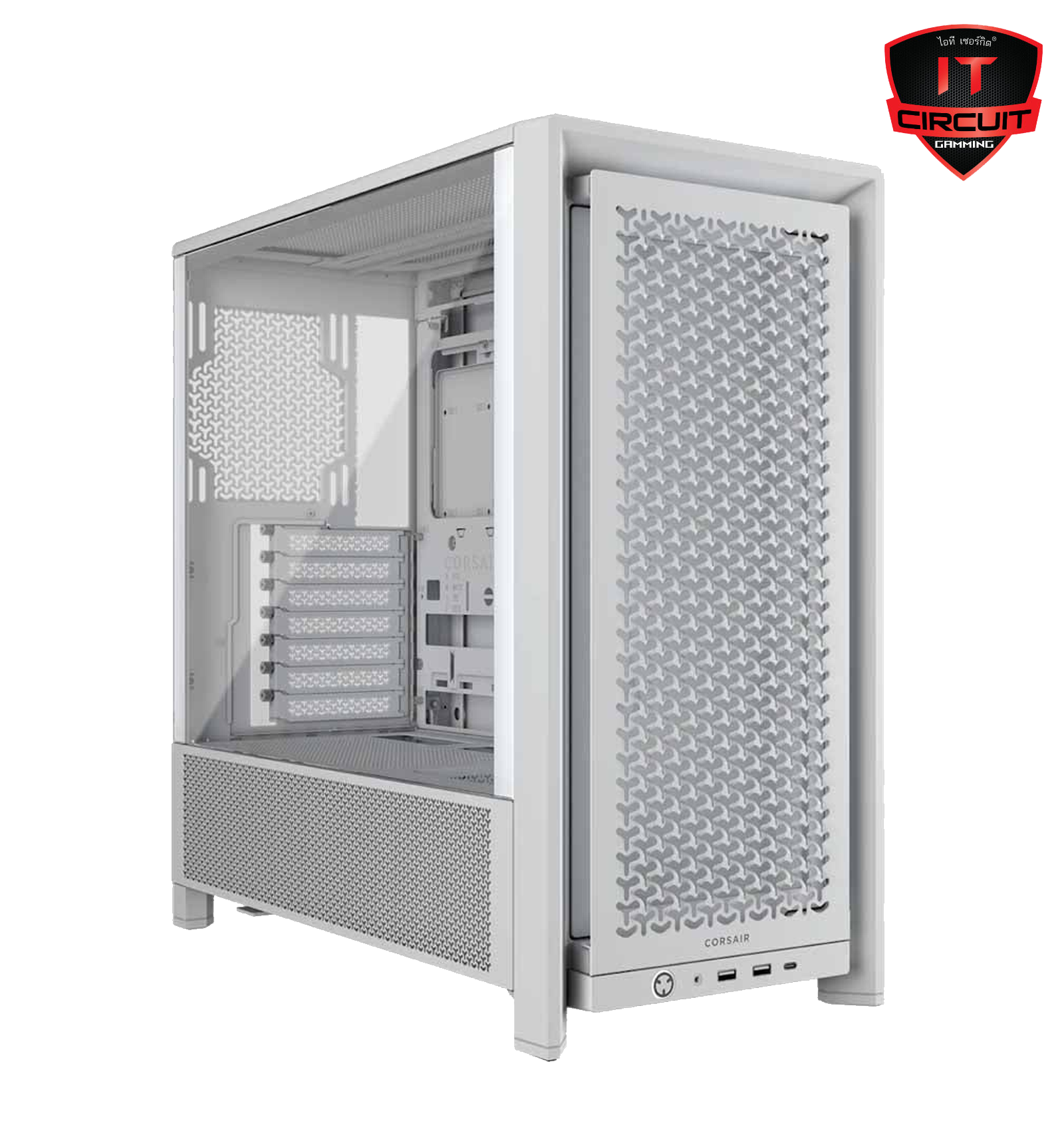 E-ATX CASE CORSAIR FRAME 4000D AIRFLOW WHITE