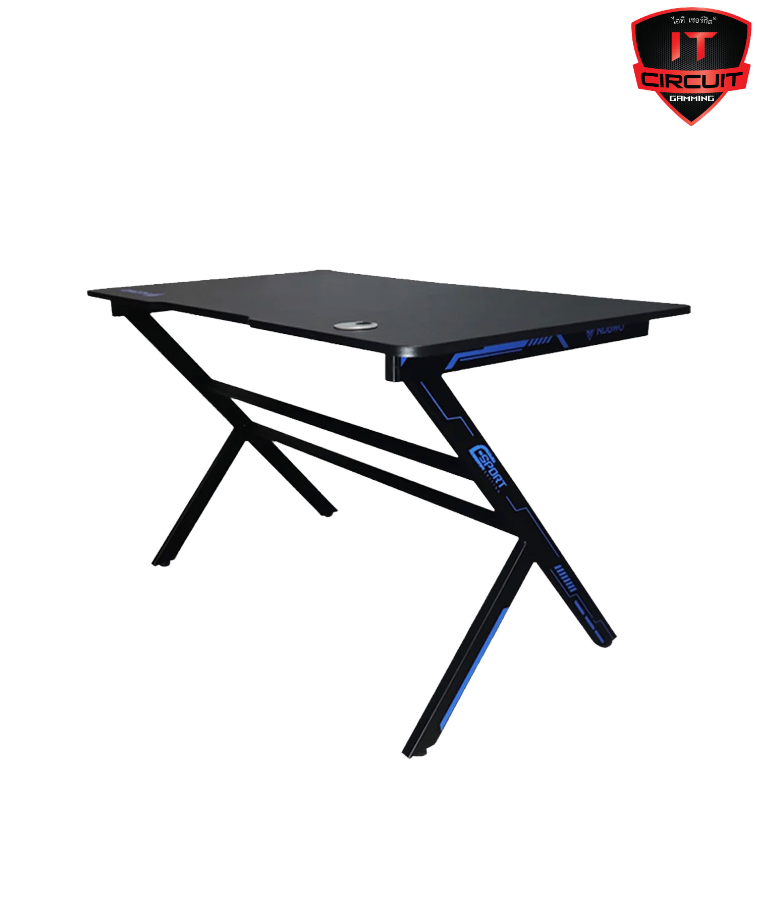 GAMING DESK (โต๊ะเกมมิ่ง) NUBWO ND-600S (BLUE)