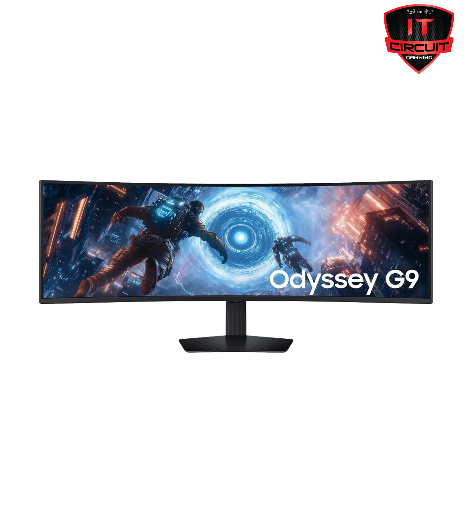 MONITOR (จอมอนิเตอร์) 49'' SAMSUNG ODYSSEY G91F LS49FG912EEXXT (VA, HDMI, DP) CURVE 144Hz