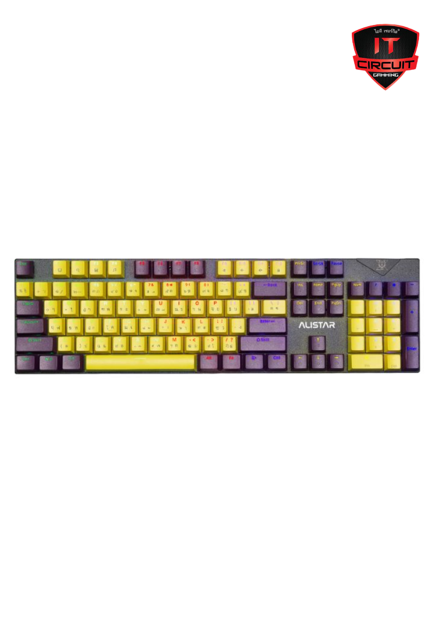 KEYBOARD NUBWO-X ALISTAR X33 CIY PURPLE (BLUE SWITCH) SN24925T120H