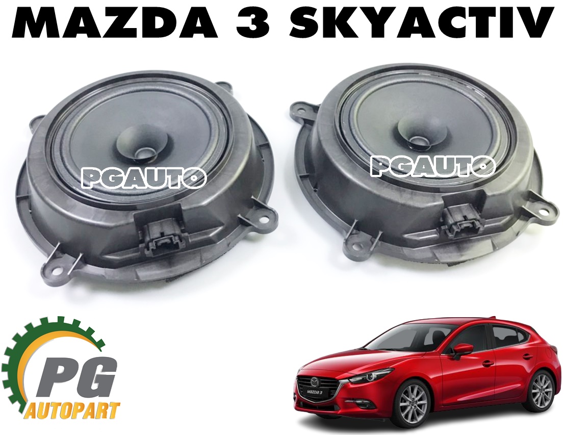 ลำโพงประตูหน้า MAZDA3 SKYACTIV BM 2.0 ปี 2014-2018 (1 คู่ = 2ชิ้น) แท้ / รูปจริง