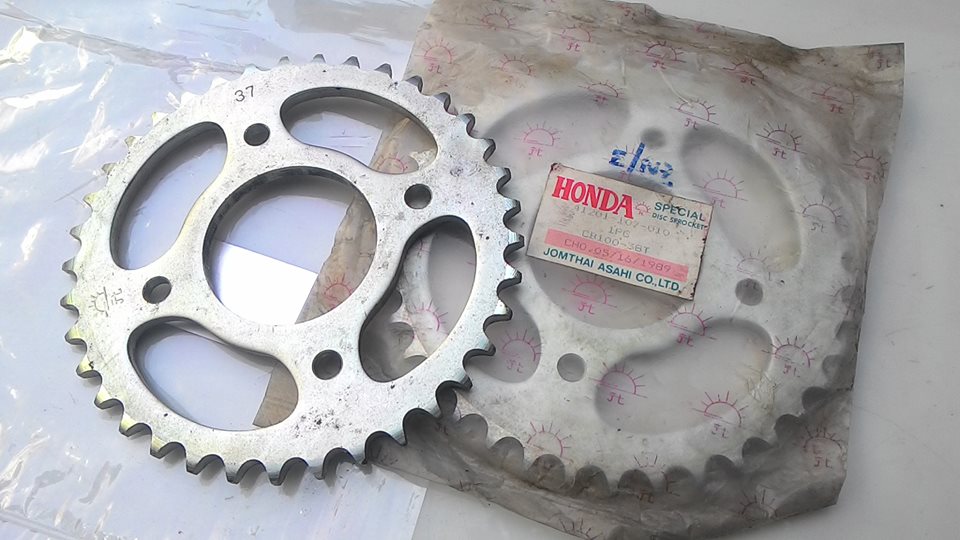 สเตอร์หลัง ฮอนด้า CB100 37 38 Sun 40T