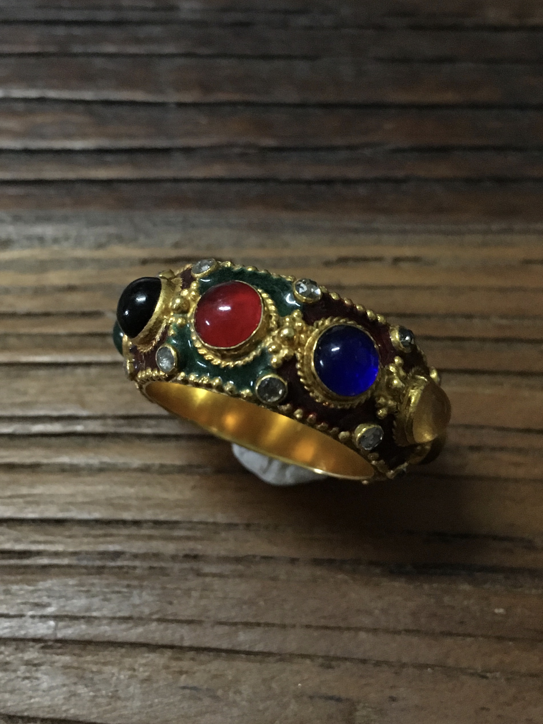 (มือสอง) แหวนพิรอด ทองเพชรแท้ 0.45 กะรัต งานโบราณ สวย ขลัง มีเสน่ห์มากค่ะ