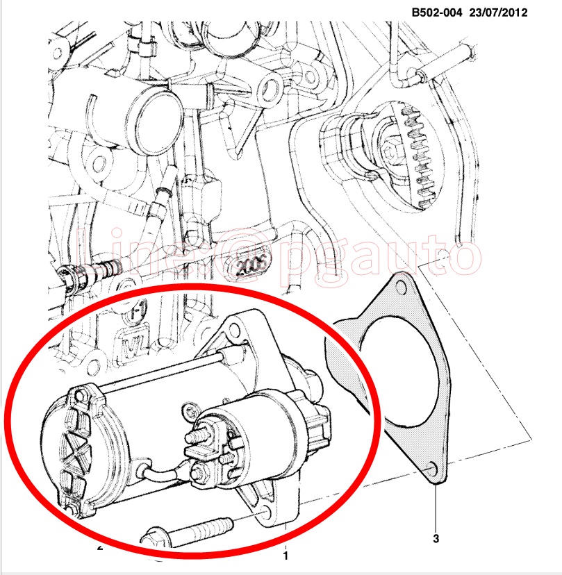 ไดสตาร์ท CHEVROLET 2.2KW 9T COLO,TBZ 2.5-2.8 ปี2012 (1ชิ้น) แท้ /รูปจริง