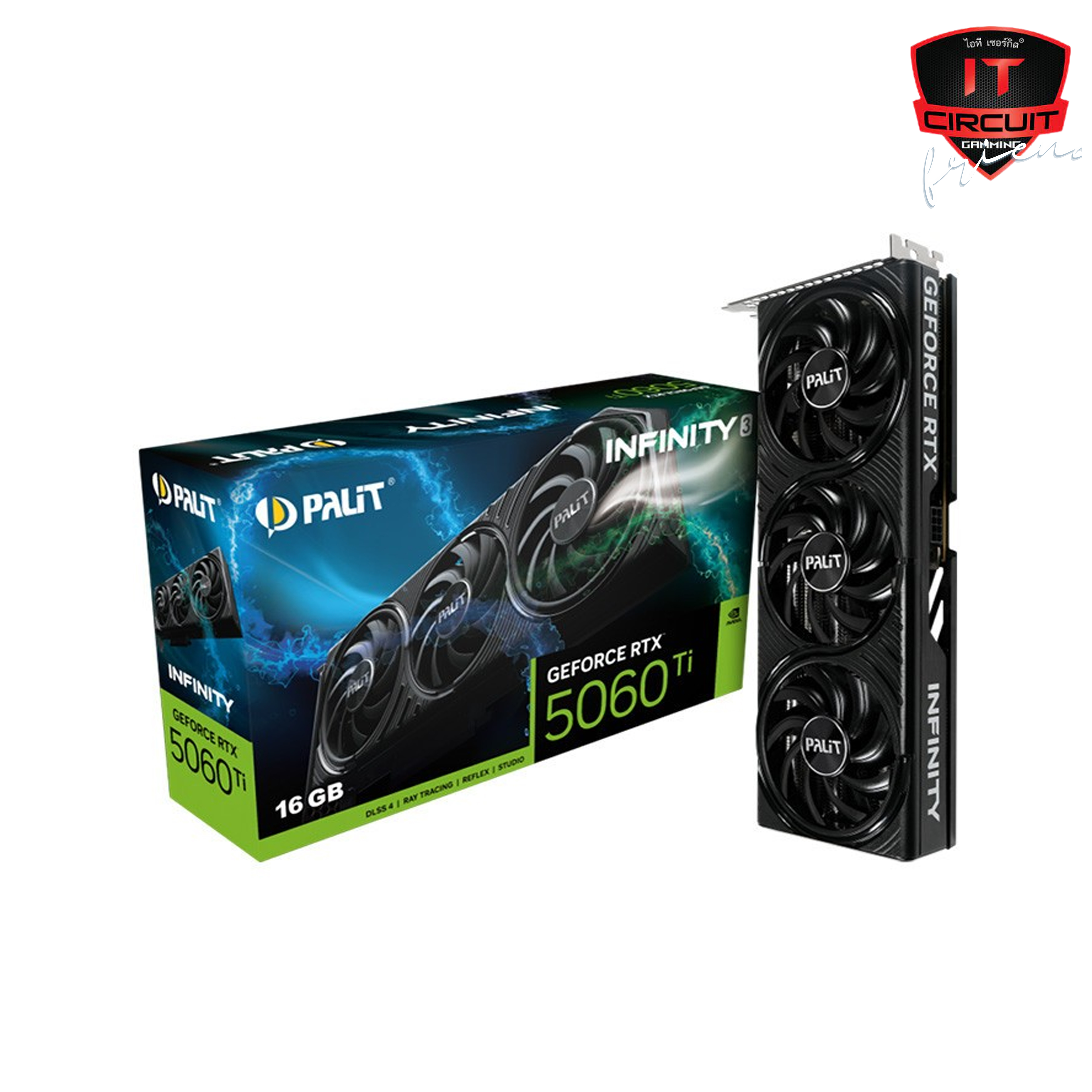 VGA(การ์ดจอ) PALIT GEFORCE RTX 5060 TI INFINITY 3 - 16GB GDDR7