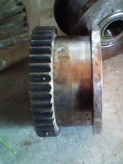ล้อเฟืองล้อเกียร์ ขนาด248มม M4*60T ร่องล้อขนาด 60 มม./Gear wheel 248mm