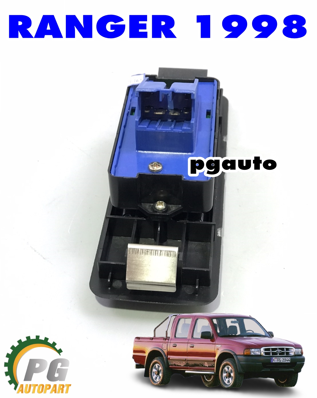 สวิทกระจกประตูหน้า FORD RANGER ปี1998-2003 (กระบะ ตอนเดียว) (1ชิ้น) ไต้หวัน / รูปจริง