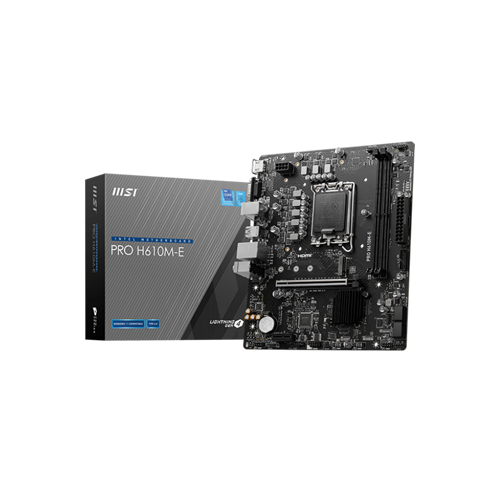 I3-14100F - 4C/8T /3Y / H610M-E DDR5 /3Y / 16GB DDR5 [2x8GB] 5600MHZ [BLACK] /LT / 512GB M.2 PCIE /5Y / RTX 3050 6GB EX GDDR6 /3Y / 650W 80 PLUS BLACK /3Y / X2 MESH RGB [BLACK] /1Y SN2910251B7201Y