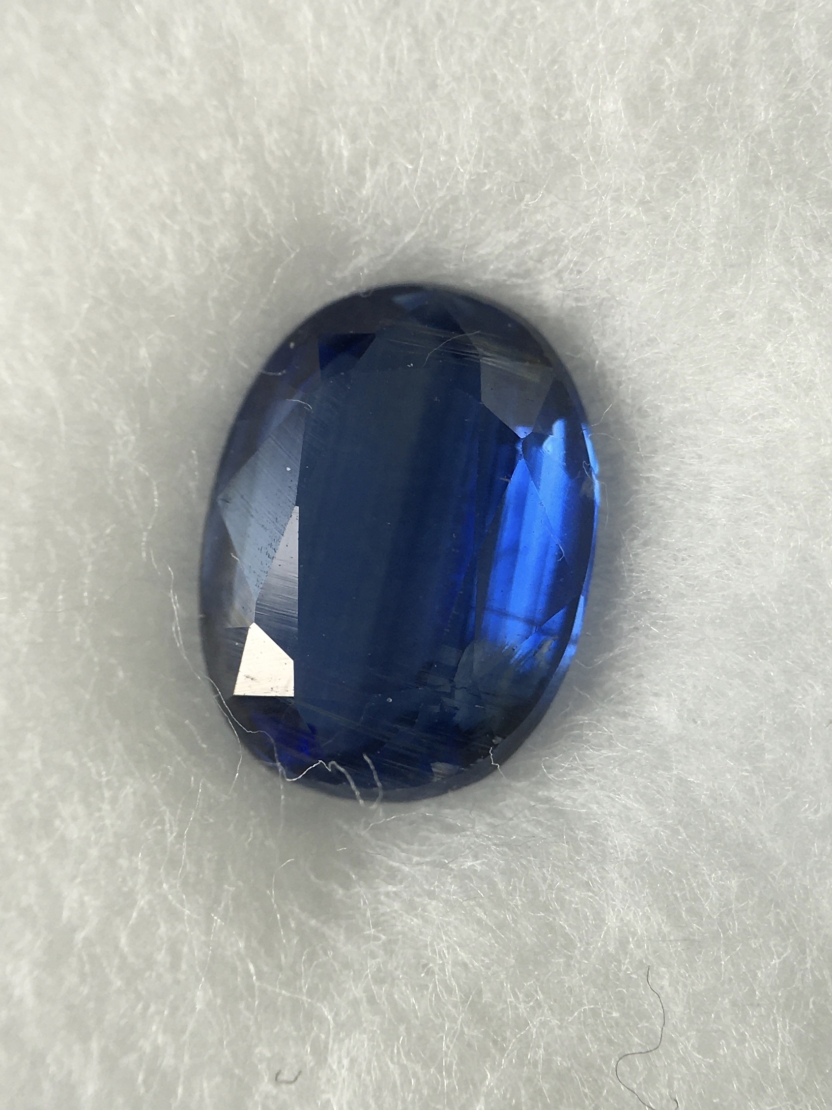 KYANITE ไคยาไนต์ แท้ 1.44 กะรัต พลอยดิบธรรมชาติ สีสดจัด ไฟดี สวย น่าสะสม