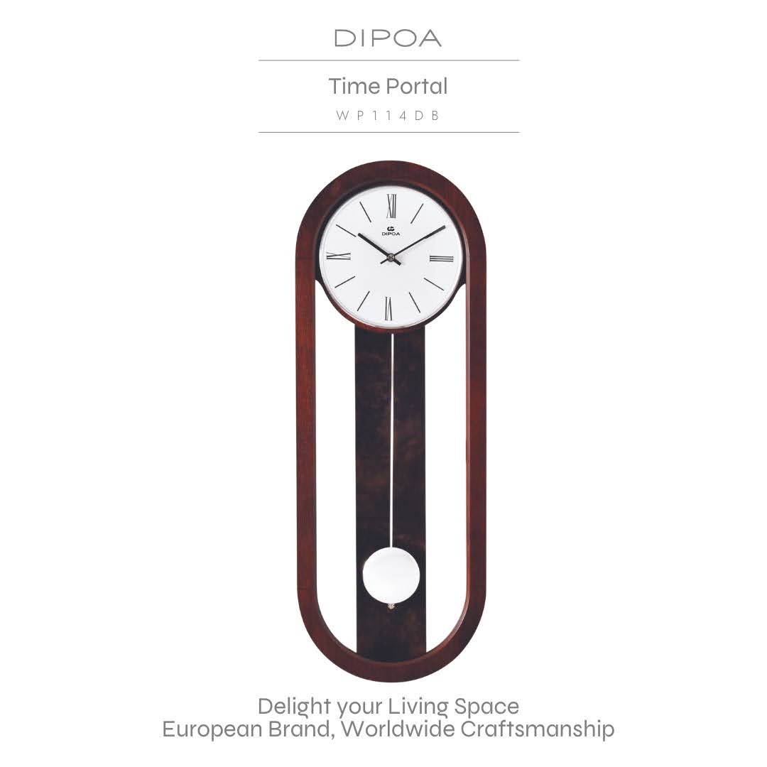 นาฬิกาแขวนผนัง นาฬิกาติดผนัง DIPOA รุ่นWP114DB