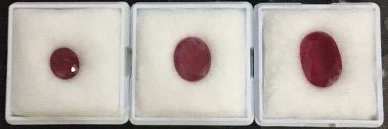 (เริ่มต้น 3360 บาท) ทับทิมแท้ เนื้อใส สีสด สวยมากเว่อร์ ไม่พอใจยินดีคืนเงิน