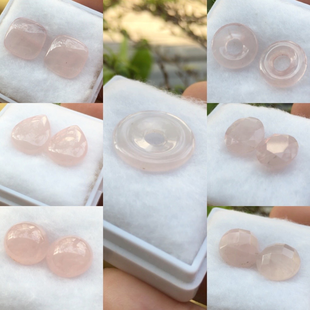 (หวานๆ วาเลนไทน์ เริ่มต้น 129 ) LEMON QUARTZ เลมอนควอทซ์ แท้ 7 เม็ด 7 เชพ สวยน่ารักไฟดีทุกเม็ดจ้า