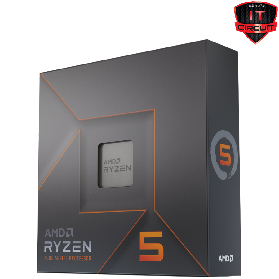 CPU (ซีพียู) AMD RYZEN 5 7600X 4.7 GHz SN20925T360H