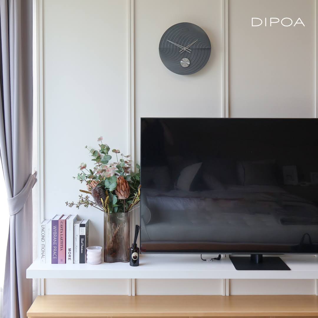 นาฬิกาแขวนผนัง นาฬิกาติดผนัง DIPOA รุ่น WN401GY