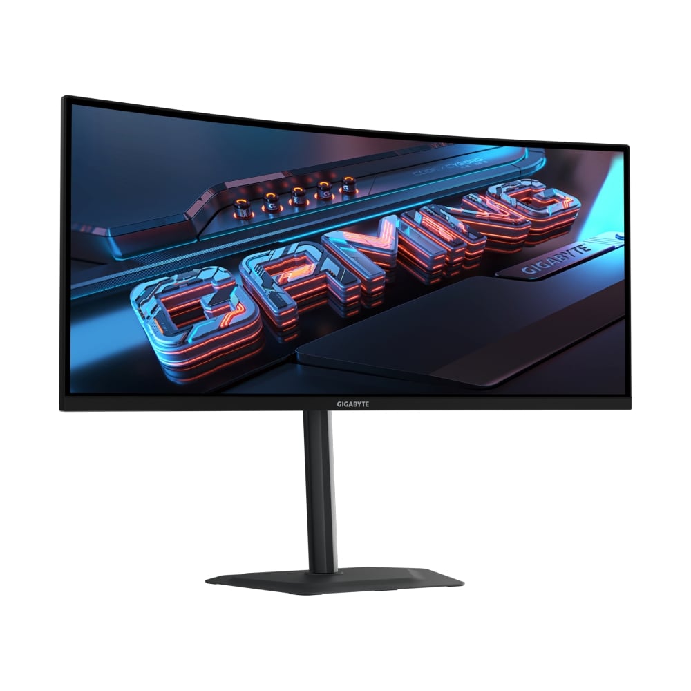 MONITOR (จอมอนิเตอร์) 34" GIGABYTE G34WQC2 (VA, HDMI, DP) CURVE 2K 200Hz SN2910251B220Y