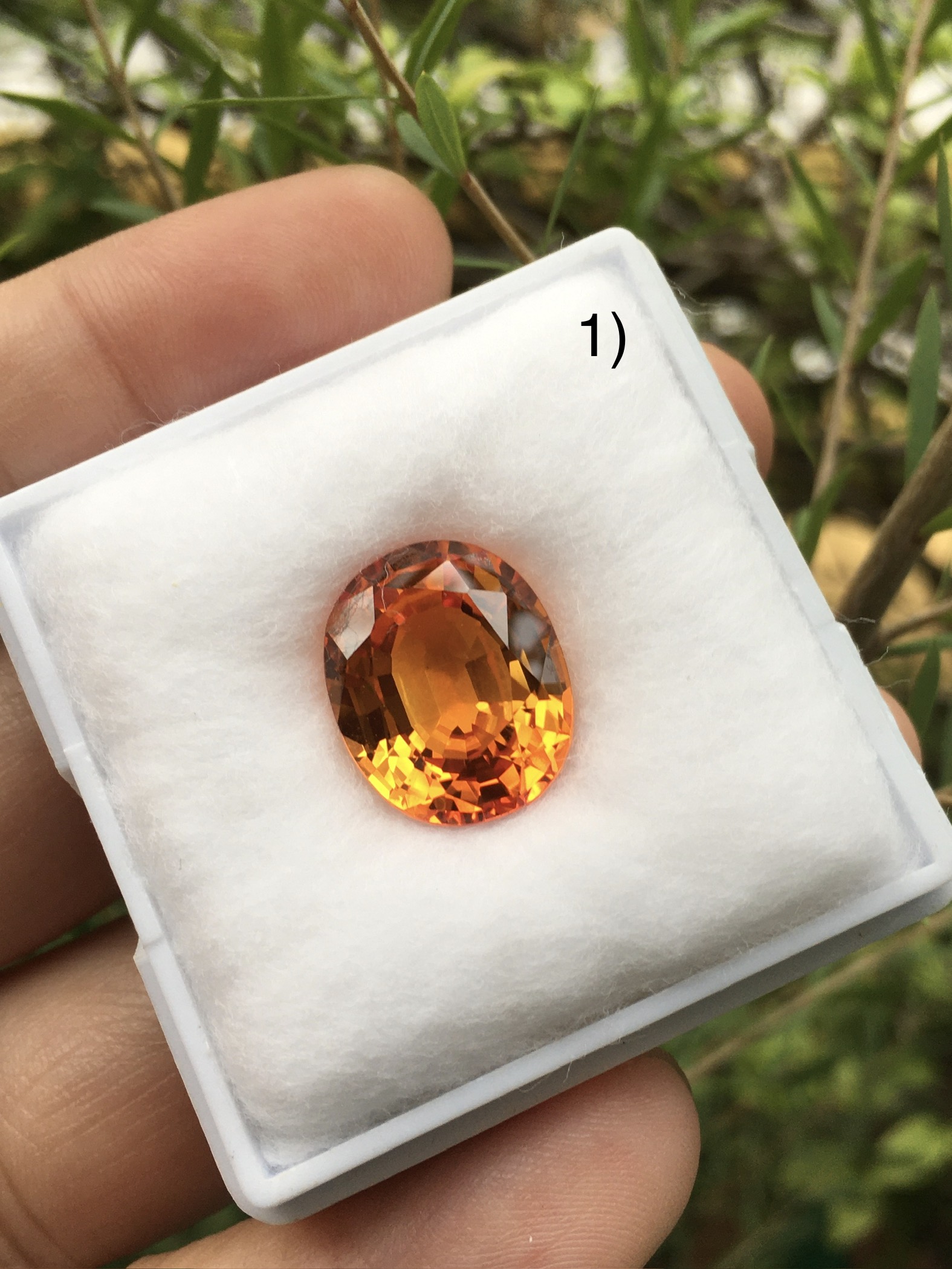 (เริ่มต้น 590) บุษราคัม โคลนนิ่ง พลอยสังเคราะห์สวยเหมือนบุษราคัมแท้ สีเหลืองน้ำงาม ไฟดี