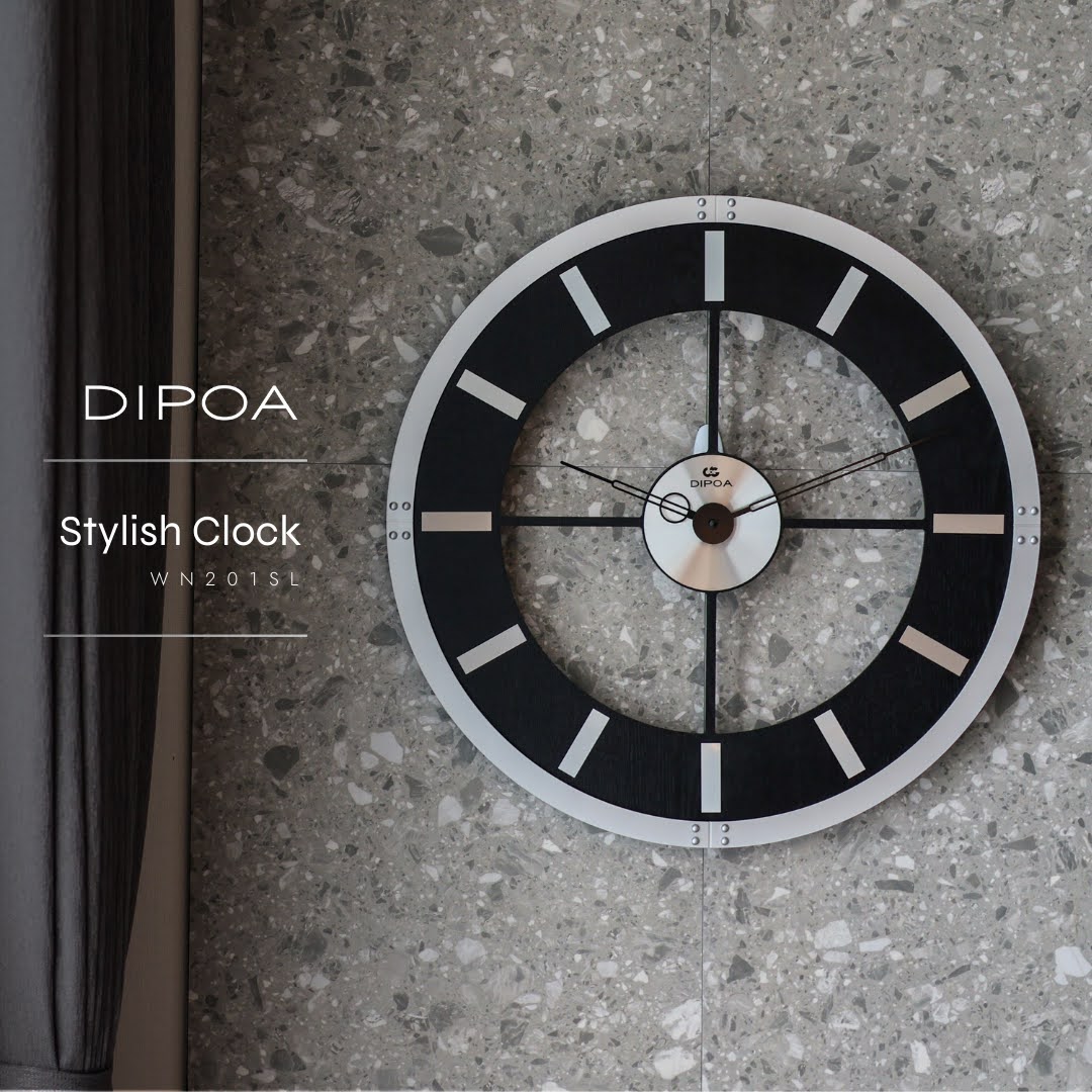 นาฬิกาแขวนผนัง นาฬิกาติดผนัง DIPOA รุ่นWN201SL