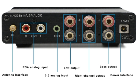FX-Audio XL-2.1BL TPA3116 High Power 2.1 Channel Bluetooth 4.0 Digital Audio Subwoofer Amplifier Input RCA/AUX/BT 50W*2+100W (สินค้านี้เลือกการจัดส่งในหมวดหมู่ DIY และ AUDIO เท่านั้น)